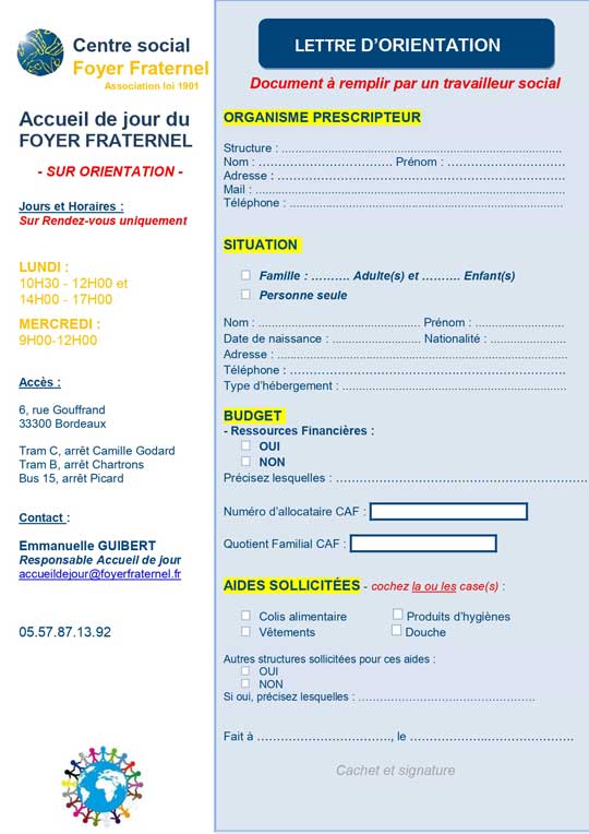 Capture d'écran du document "Lettre d'Orientation" juin 2024