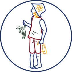 Illustration d'un jeune enfant. © Foyer Fraternel