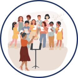 Illustration d'une chorale